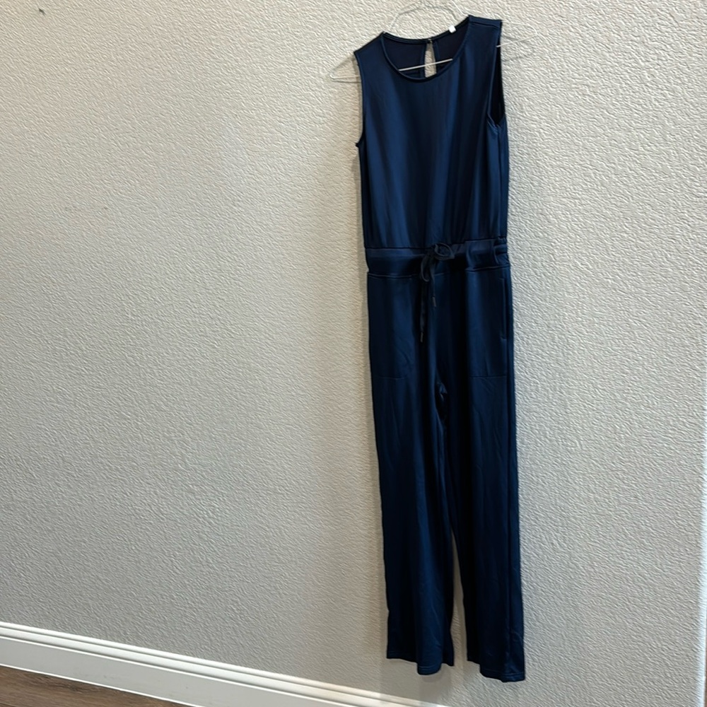 Blue summer jumpsuit